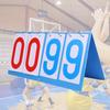 4 Digits Portable Table Top Scoreboard Sport Foldable Score Turn for Soccer Basketball