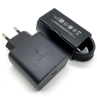 For Samsung Charger 45W Super Fast Charge PD Quick Charging EU USB C Adapter For Samsung Galaxy S25 S23 S24 S22 Plus S20 S21 Ultra S23FE