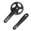 Aluminum Alloy Bike Crankset 34T Bike Crank Arm Set Bike Single Crankset  Bike Repair Upgrades