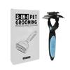 3-in-1 Pet Grooming Brush Dogs Cats Detangling Undercoat Rake Shedding Tool Medium Size