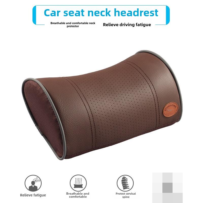 Car Travel Headrest Pillow for Side Sleeping & Cervical Support