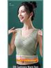 Women's Seamless Self-Heating Velvet Thermal Underwear with Chest Pads & Thick Inner Lace.