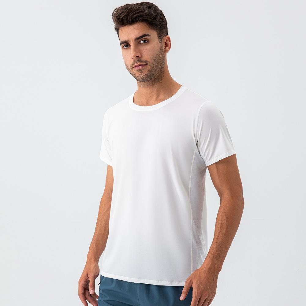 New Men'S Polo Shirt Made Of Pure Cotton With Dropped Shoulders High-Quality Loose Fit For Fitness Versatile For Daily Exercise Short Sleeved Casual