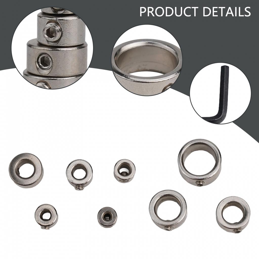 8 Sizes Available Drill Bit Positioner Stop Collar Set Depth Stop Collars
