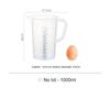 SHIMOYAMA Plastic Graduated Measuring Cup Kitchen Baking Liquid Measure Jug Cup Container Transparent Pour Spout Mixing Cup Tool