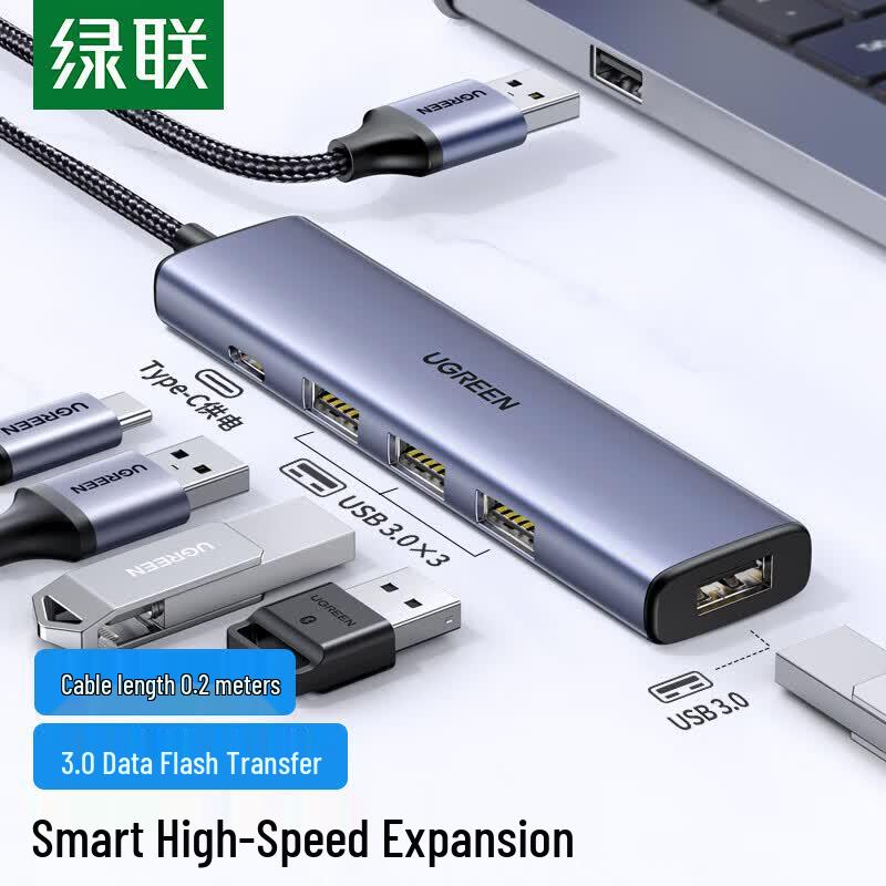 UGREEN USB-C to 4-Port USB 3.0 Hub