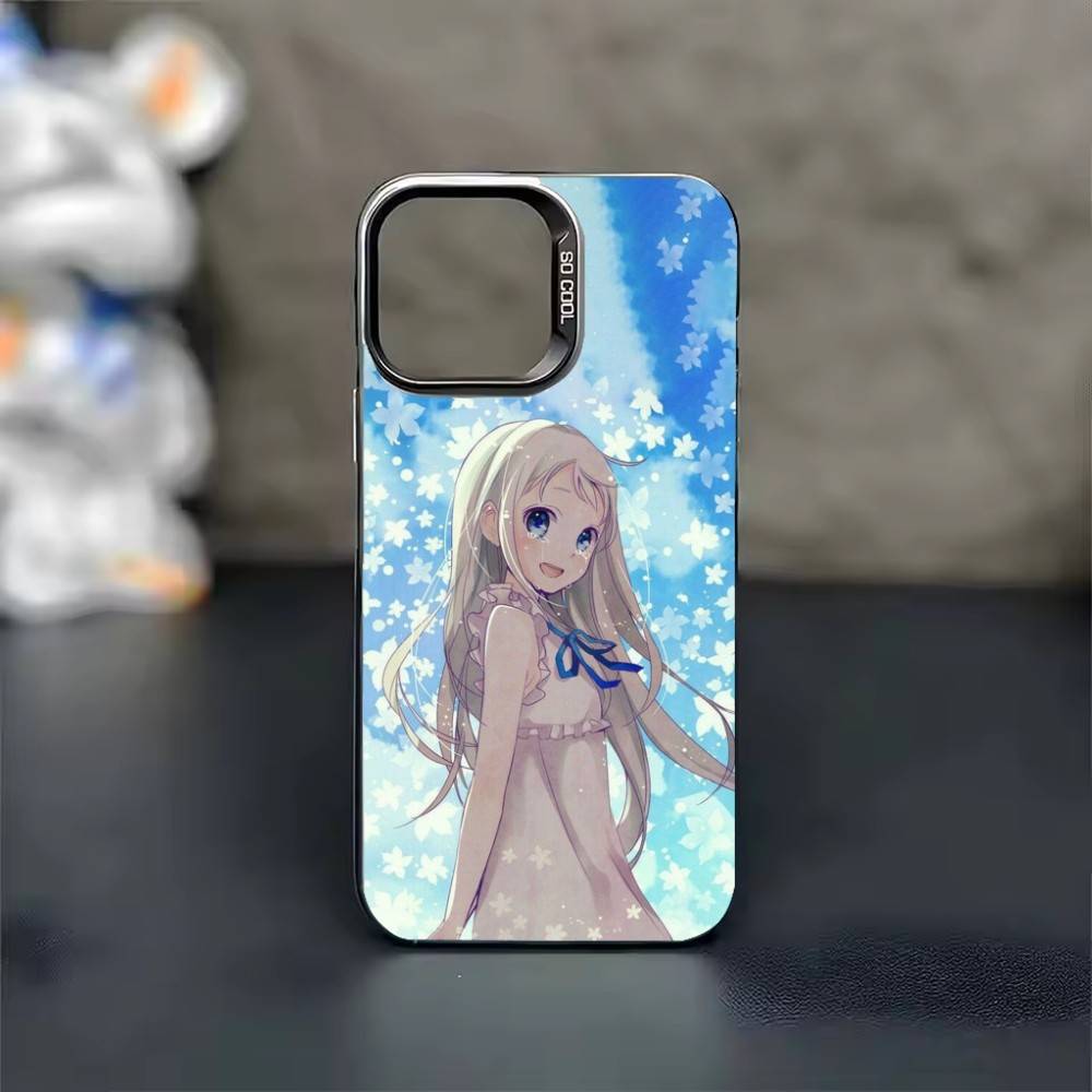 AnoHana M-Meiko Honma  Phone Case For iPhone 17 16 15 14 13 12 11 Pro Max Plus Silver candy Matte Cover iPhone17promax