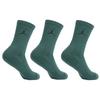 Jordan Everyday Max Crew Basketball Socks Unisex 3 Pack Gray Green SX5545-333