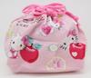OSK Hello Kitty Fruit Lunch Drawstring Bento Made in Easy to Easy to for Girls and Elementary School (OSK) Bag, Bag, Japan, Stylish, Cute, Simple,