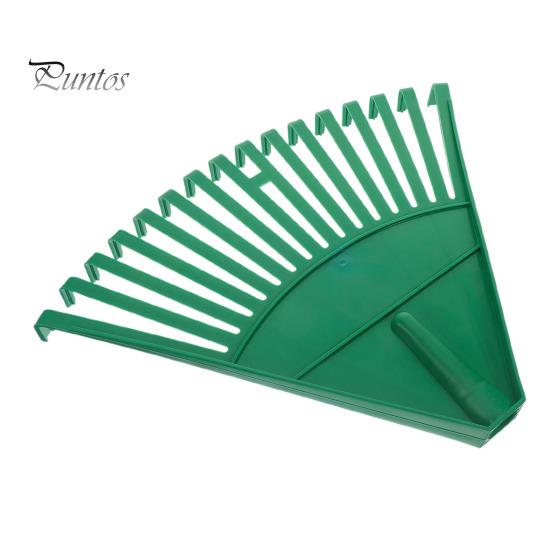 

Садовые грабли для соломы с 16 зубьями, широкая насадка для граблей, простая в установке, насадка для газонов, опавшие листья, мертвая трава зелёный