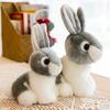 Plush Longeared Bunny Toy Ultrasoft White Rabbit Stuffed Animal Kids For