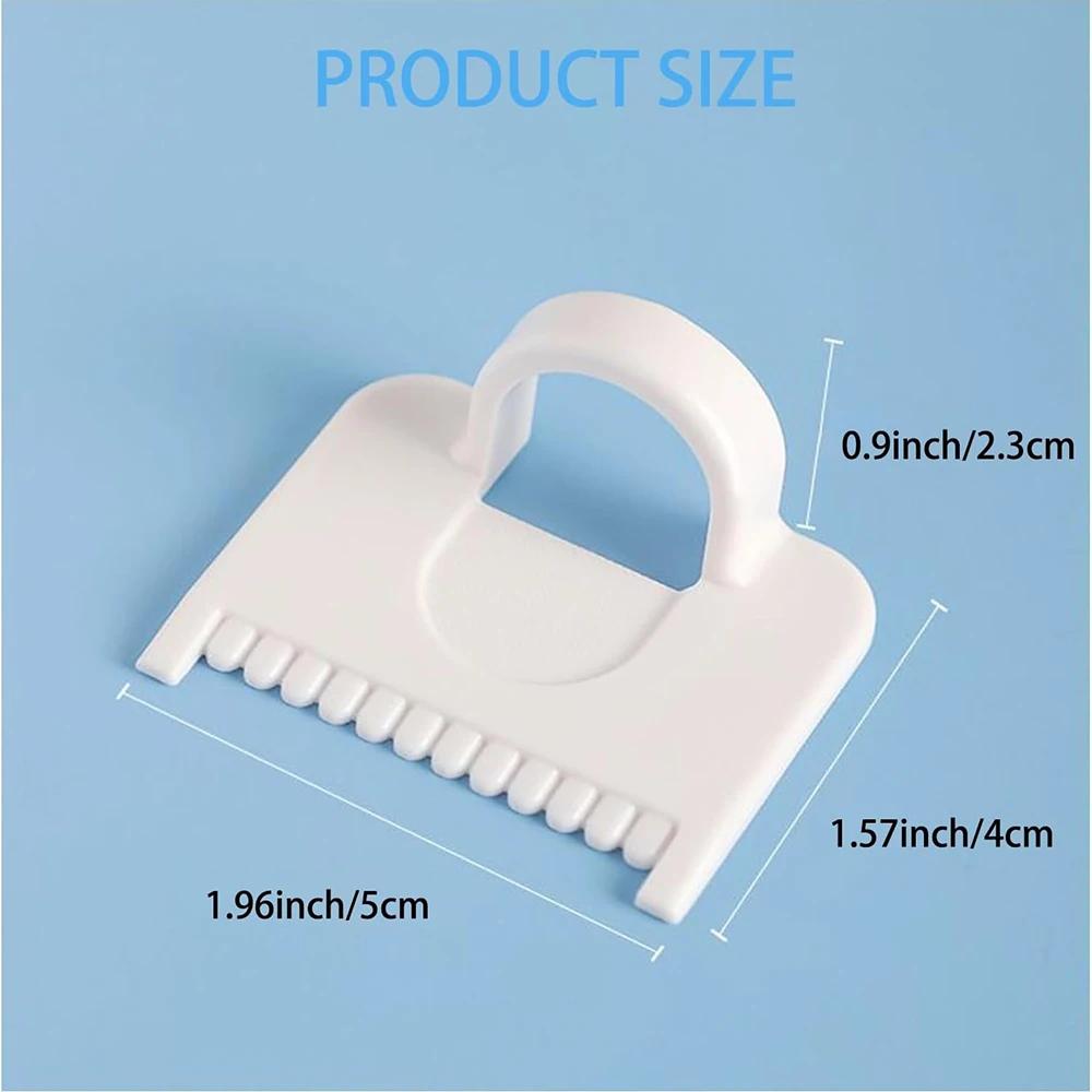 2pc Easy Sewing Guide for Beginners & Seniors - Plastic Hand Sewing Tool with 3mm Spacing for DIY Crafting