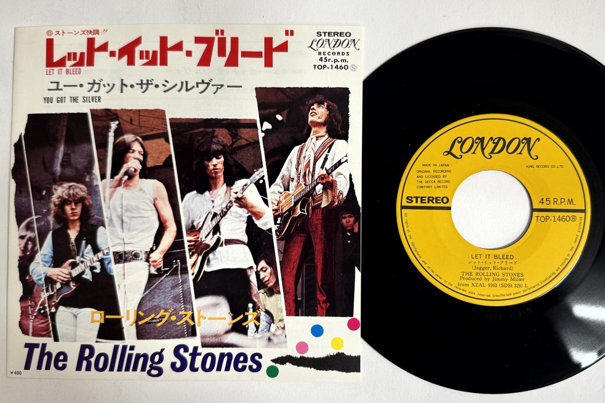 

7inch Record ROLLING STONES Let It Bleed You Got The Silver TOP1460 LONDON 1970 Japan Rock Used