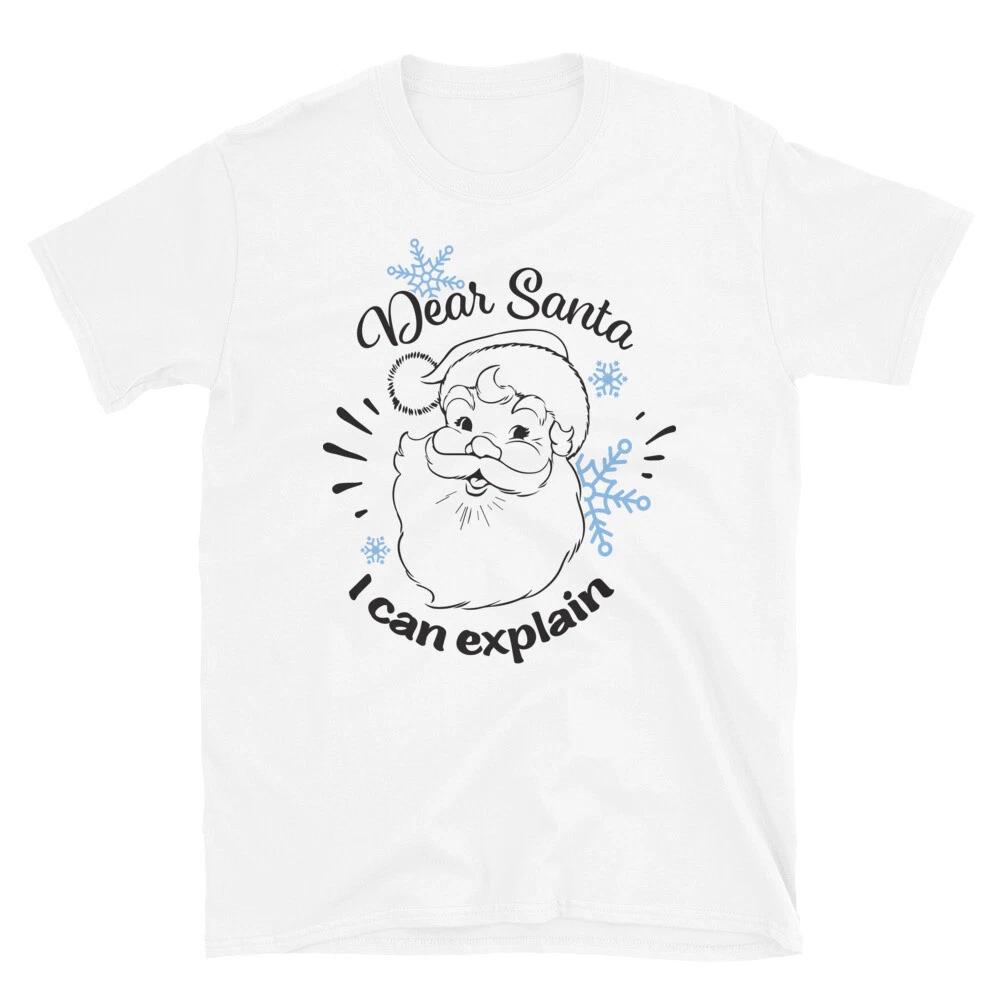 Dear Santa I Can Explain T-Shirt XL