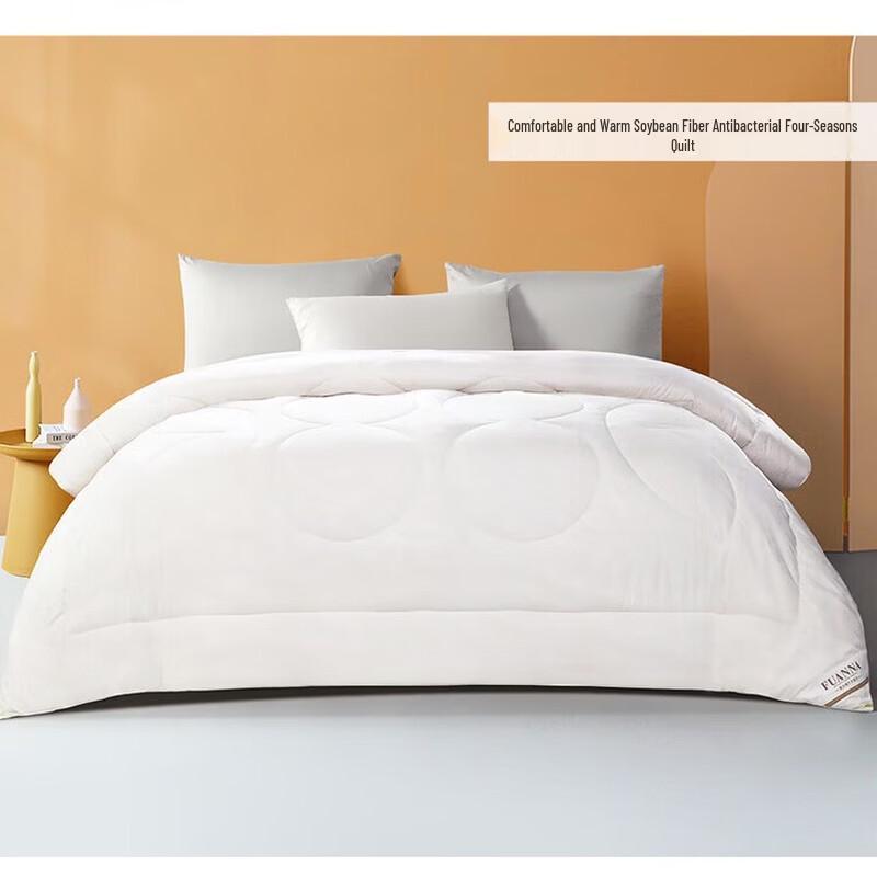 FUANNA All-Season Antibacterial Soybean Fiber Quilt Single 152x210cm