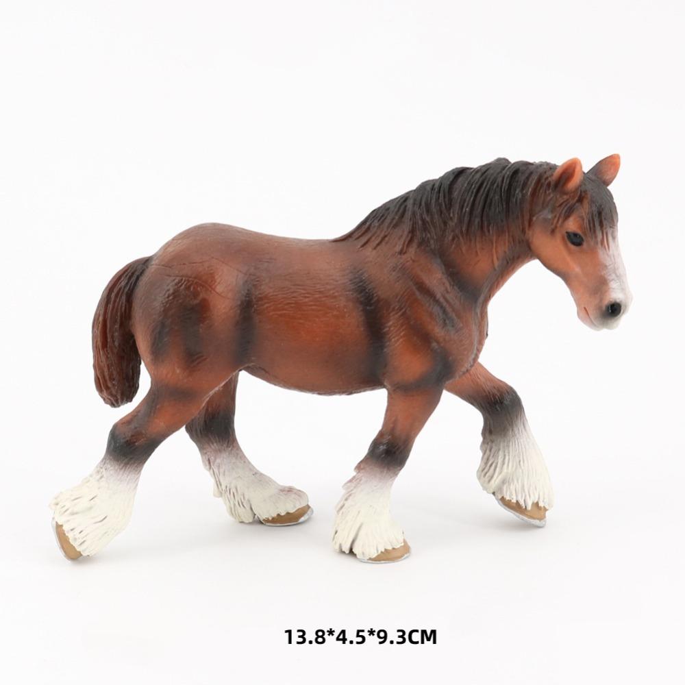 PVC Figurines Horse Animal Model Simulation Wild Life Horse Model  Early Educational