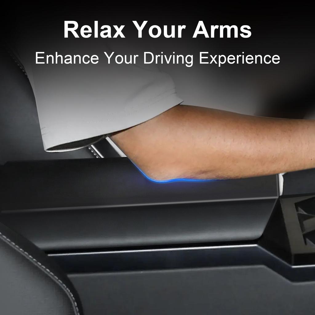 Center Console Cover For Tesla Cybertruck 2025 2025 TPE Scratch Resistance Car Armrest Box Cover Protector Pad Car Accessories