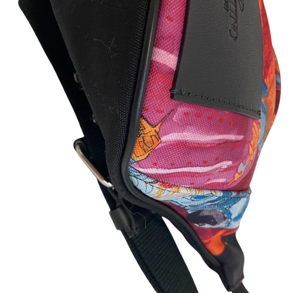 Valentino Garavani Body Bag Nylon Waist Bag Multicolor Nylon Mens Used