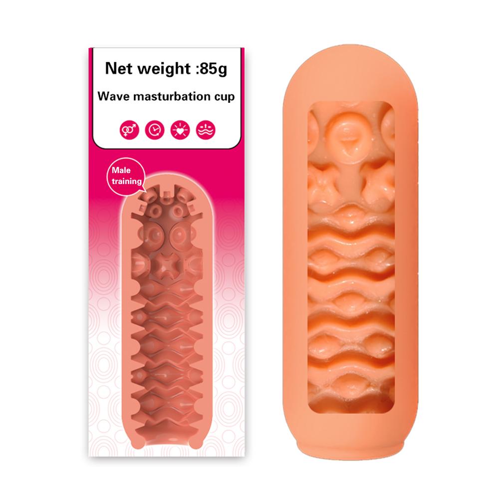 Soft Protable Vagina Pussy Silicone Male Masturbator Erotic Toy for Adult Masturbation Penis Endurance Exercise Sex Toys for Men
