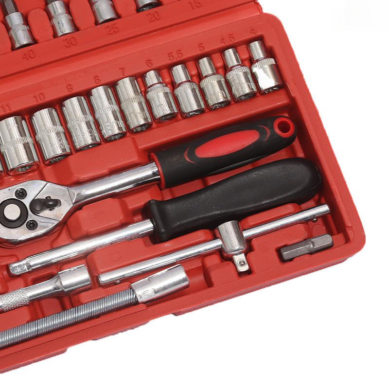 Auto Repair Tool Set Socket Wrench Combination Hardware Tools 46/53pcs