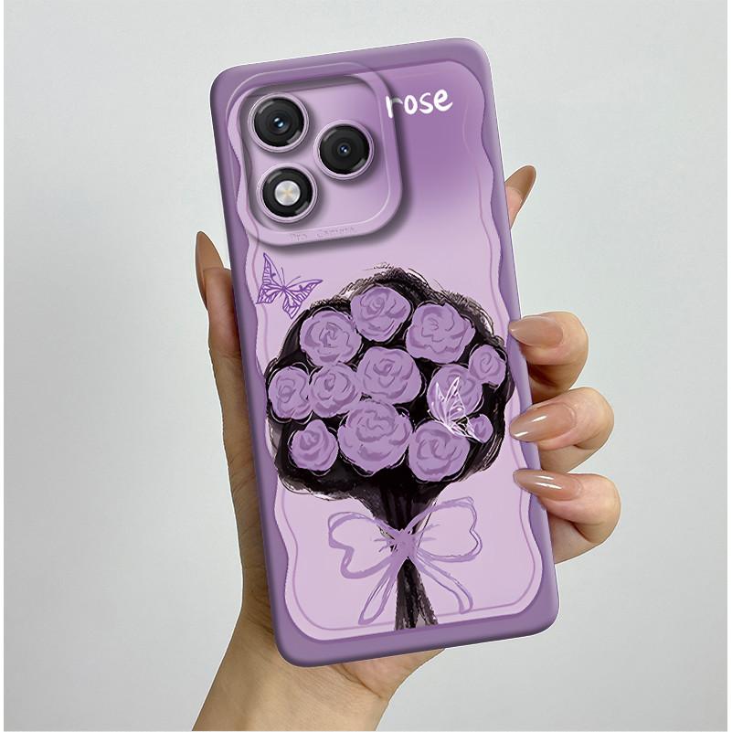 Pretty Butterfly Flowers Cover For Honor 400 Lite Casing ABR-NX1 For Honor 400 Honor400 Lite 5G Silicone Back Covers Case Bumper