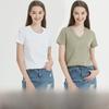 Silk Cotton T Shirt For Women With Uv Protection And Breathable Fabric For Casual Summer Wear