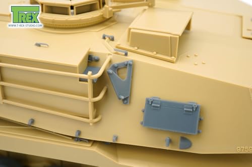 T-Rex Studio 1/35 Scale Modern American M250 Smoke Discharger for the U.S. Army M1 Abrams Main Battle Tank Family, Plastic Model Kit Parts TR35188 (Ta