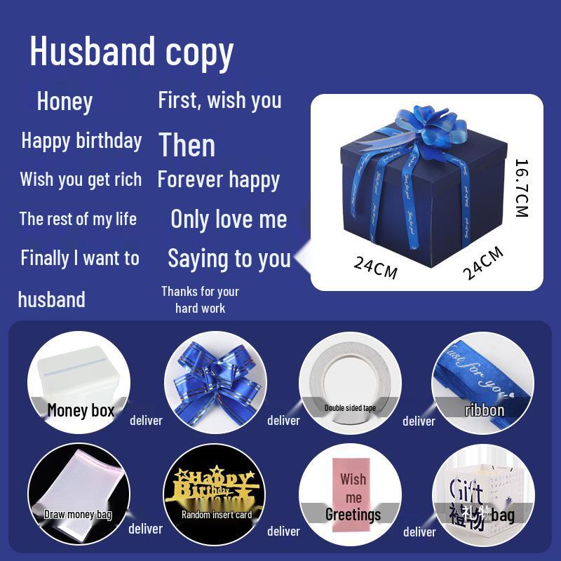 Celebrity Style Surprise Explosion Birthday Gift Box for Kids