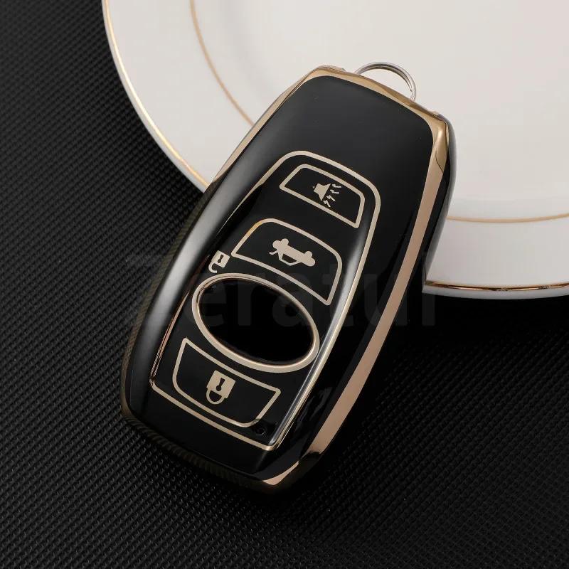 Auto Smart Key Abdeckung Hülle Tasche Für Subaru WRX XV Crosstrek Legacy BRZ Forester Impreza STi Outback 2015 - 2019 Schale Halter Schlüsselanhänger