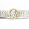 Korean Style Retro Wood Buckle Woven Belt for Women - Versatile Fashion Accessory