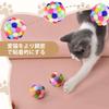 Fluffy Cat Ball Toys with Bells, Set of 6, Plush Cat Balls, Pet Exercise and Stress Relief, Interactive Toy for Kittens and Adult Cats