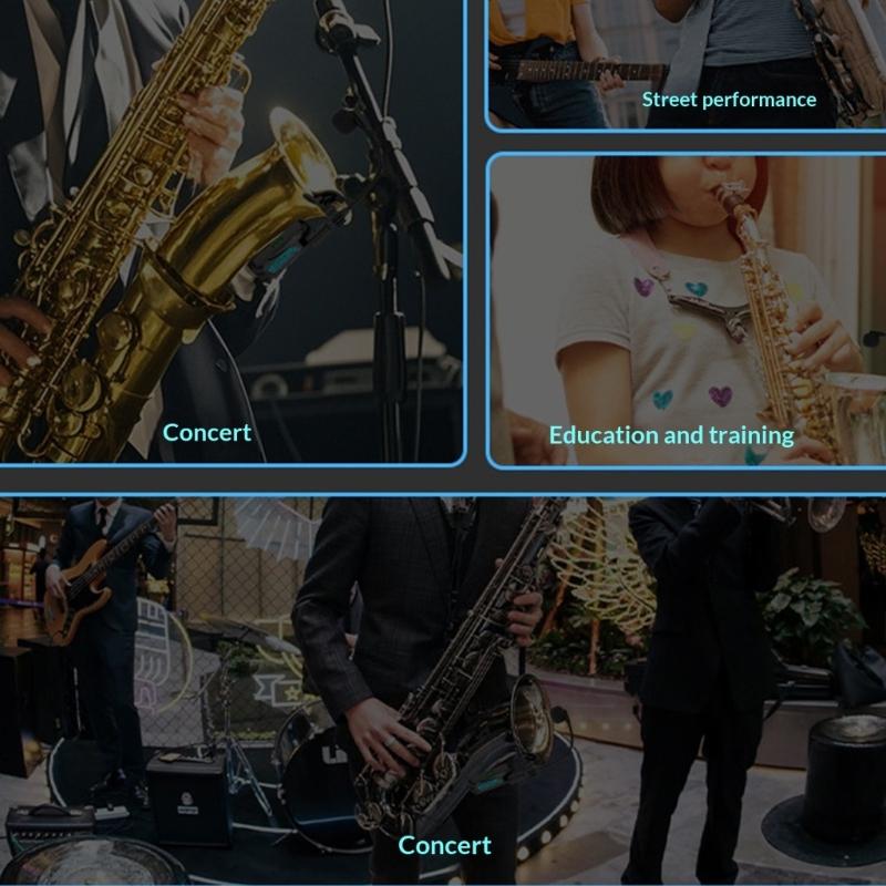 User Friendly Wireless Microphone for Instrument with Automatic Pairing and Clear Sound for Enthusiasts & Professional