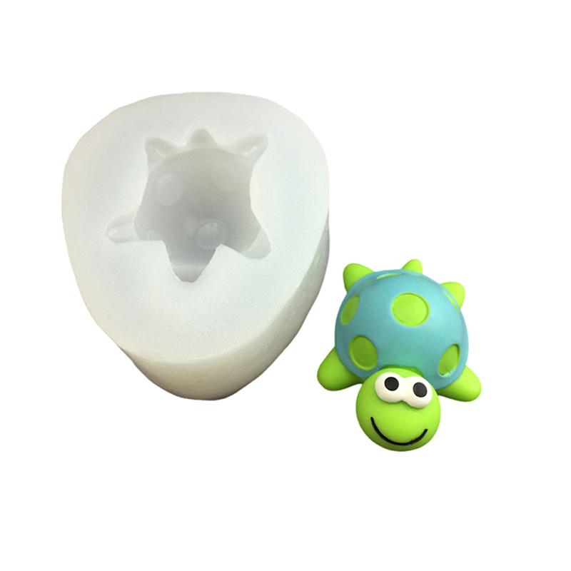 Cartoon Turtle Silicone Mold DIY Simulation Animal Model Fondant Chocolate Cake Decoration Kitchen Baking Tool Candle Soap Mold