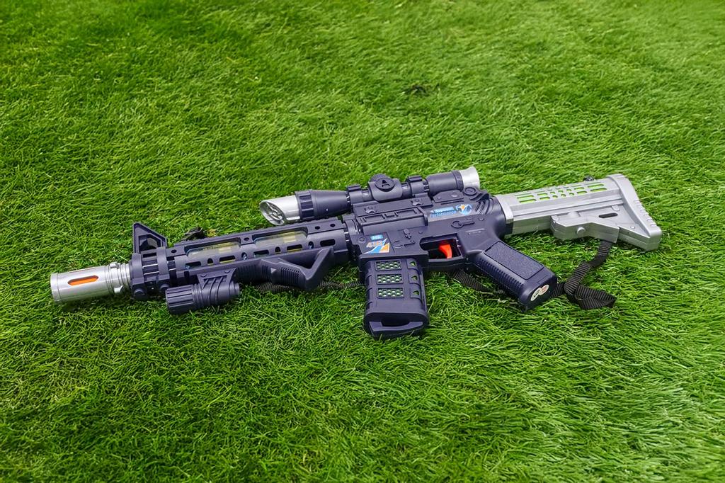 Tatsumiya Machine Gun Toy Lights up and makes sounds Toy [Sound Storm] Light-up (12 pieces) [Festival/Event/Children's Party/Stall/Fair] Children's