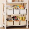 Plastic Storage Bins with Wheels & Comfort Handles Large Stackable Waterproof Organizer for Kitchen Bathroom Closet