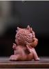 Purple Clay Pixiu Tea Pet Ornament - Creative Tea Set Accessory and Tray Decoration