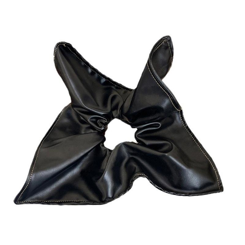 Fashion PU Hair Scrunchie for Women and Girls Casual and Party Wear Hair Tie Popular Hair Scrunchy for All Hair Types