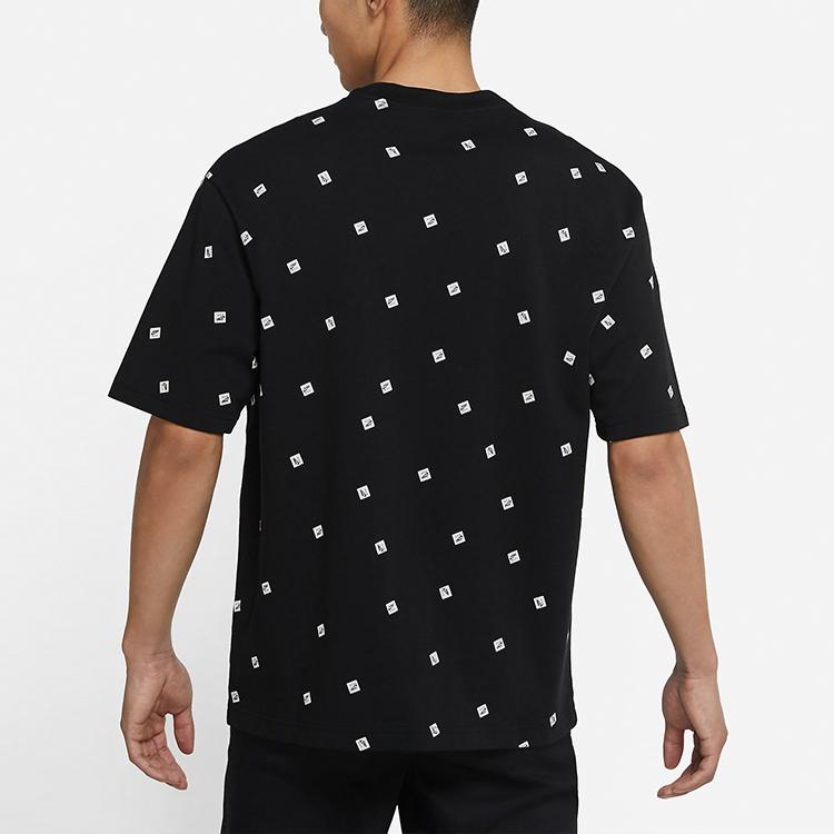 Jordan Logo Print Sport Crew Neck Short Sleeve T-Shirt Men Tops Black CZ5186-010