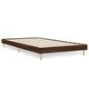 Vidaxl Bed Without Mattress, Brown Oak, 90X200 Cm