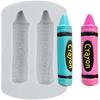 Stampi in Silicone per Materiale Scolastico Matita Globo Libro Pastello Stampo Fondant Strumenti per Decorare Torte Topper per Cupcake Stampo Caramella Cioccolato Gumpaste