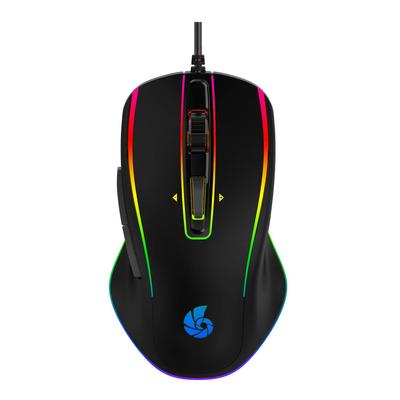 CENTURY RACEN Gaming 6 Ποντίκι, Μαύρο, CRC-GMRGB01 [LED Υπέρυθρης Ακτινοβολίας, Κουμπιά, USB, Ενσύρματο]