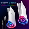 Slim Vertical Stand for PS5/PS5 Slim Compatible with PS5/PS5 Slim Digital/CD Version with 7 RGB Lights for PlayStation 5 Pro