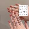 1 Hoja Mariposa Gato Ballena Tatuajes Temporales Para Mujeres Dedo Cuello, Pegatinas de Tatuaje Falso Larga Duración Realista Tatuaje Uso Diario