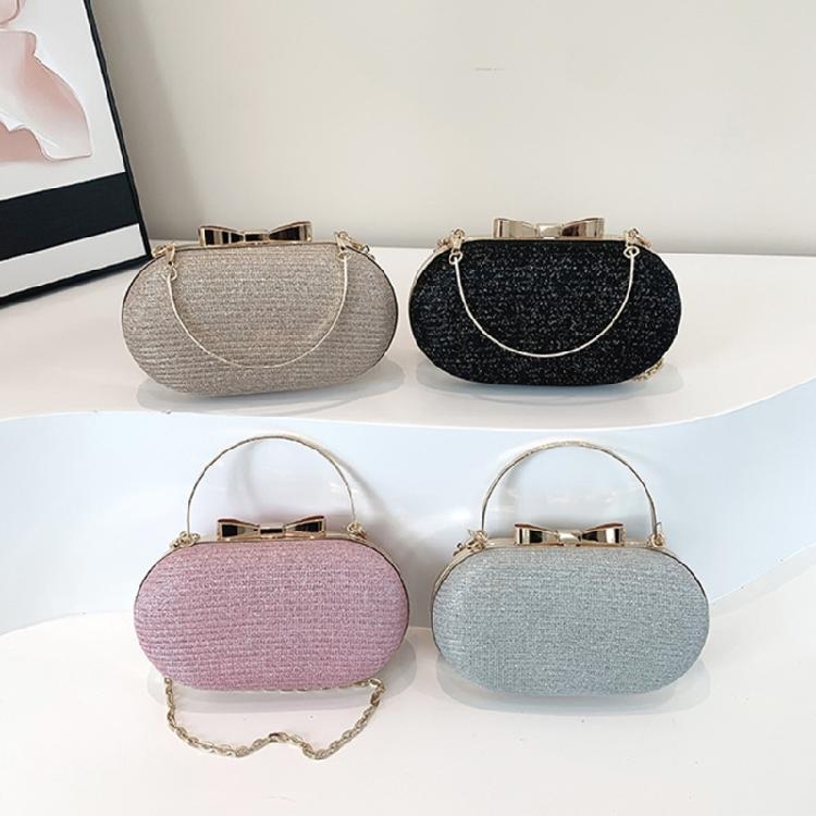 PU Leather Glittering Evening Bag Wedding Crossbody Handbag Purse for Parties