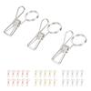 10 Pezzi Clip per Segnaposto Tavolo Metalliche Riutilizzabili Supporto Display Numero Menu da Scrivania per Matrimoni Eventi Ristoranti
