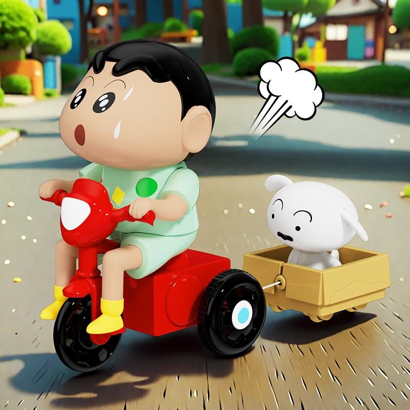 Crayon Shin-Chan Clockwork Model Moving Blind Box Creative Crawling Toy Animation Peripheral Collection Table Tide Play Gif