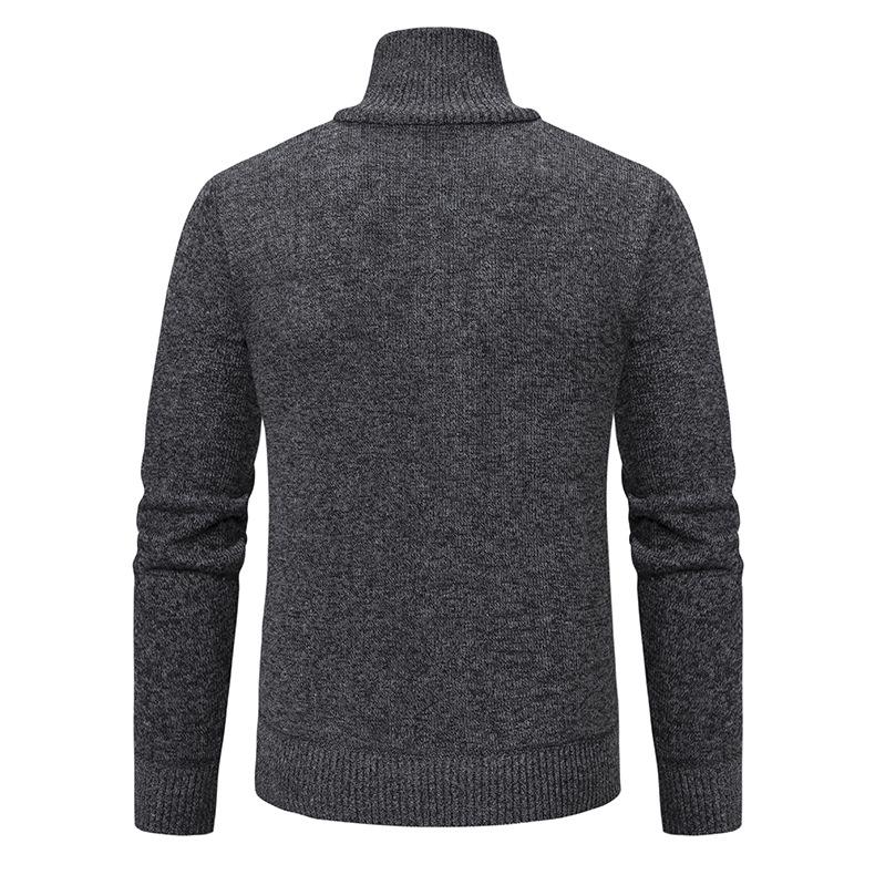 Maglione da uomo 2024 Business a collo alto in maglia grossa