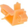 10Pcs Car Wheelarch Mould Trim Flare Pane Clips 75397-60031 Compatible Prado 120 2002-2009 Orange Plastic Auto Fastener Clips
