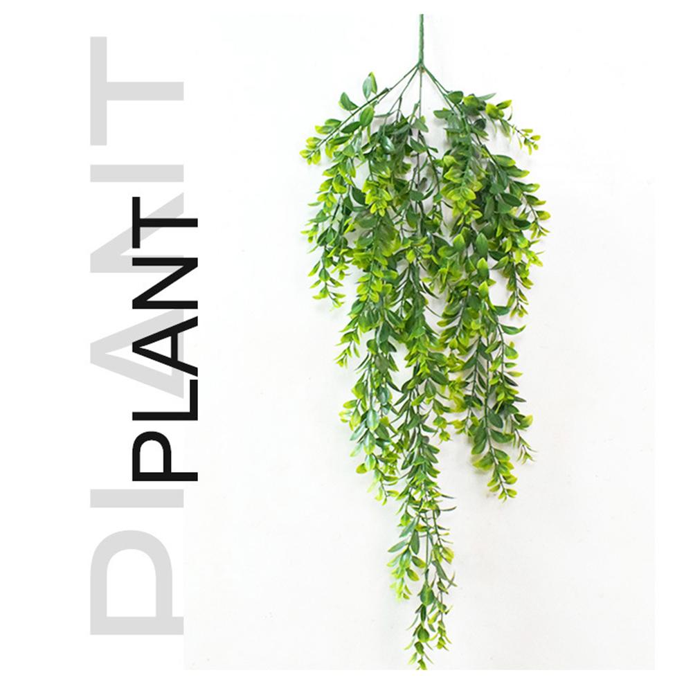 Artificial Hanging Plants Fake Vine Leaves For Wall Home Room Garden Wedding Garland Outside Decor