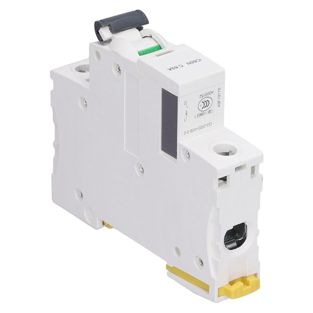 Miniature Circuit Breaker Low Voltage 63A 230V/400V DIN Rail Mount for Power Distribution